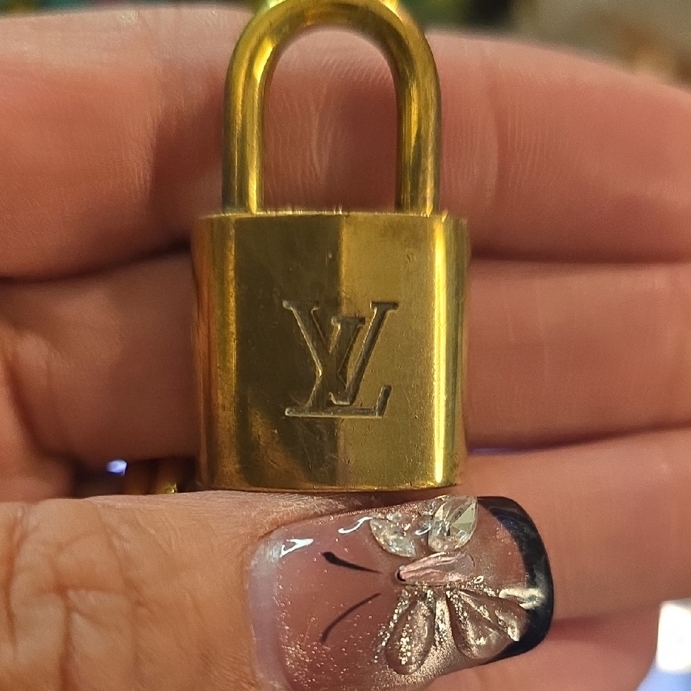Louis Vuitton Gold Lock Accessory